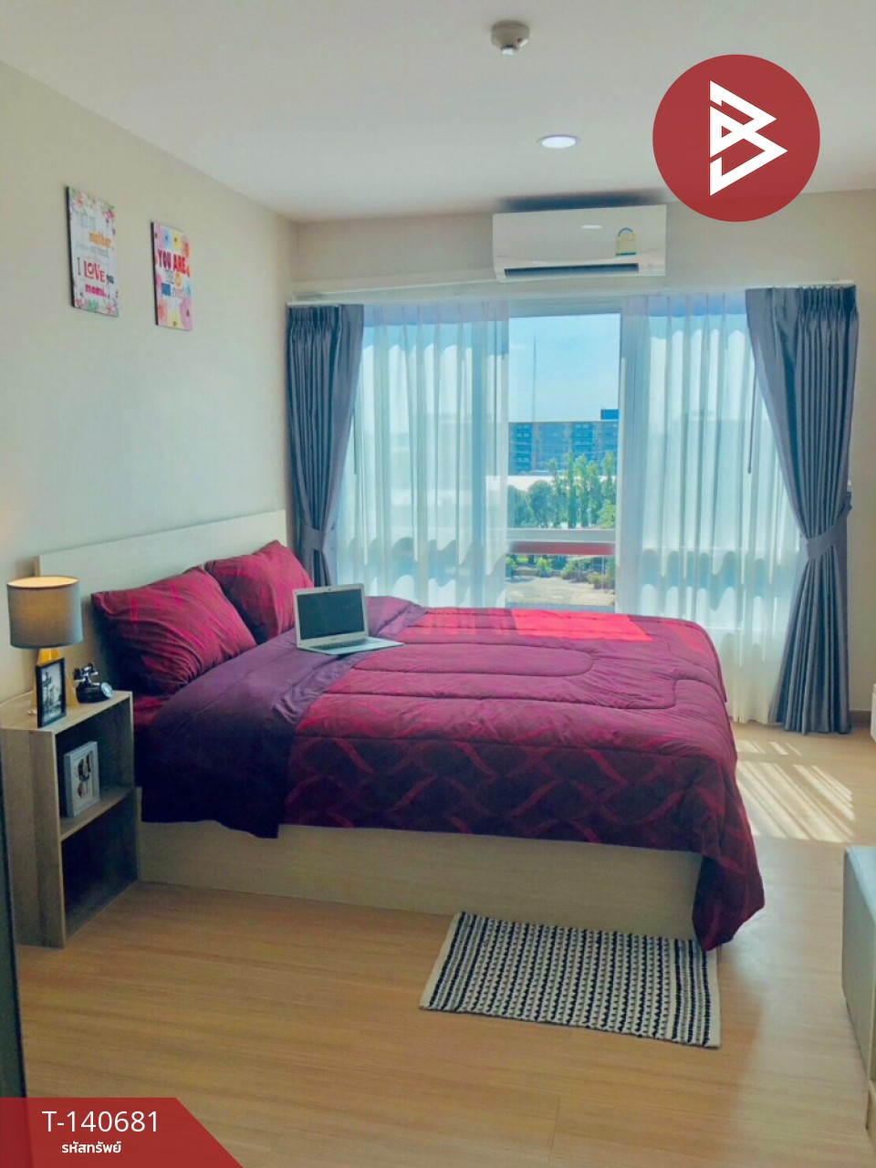 Condo for sale with tenant, Be Condo Phaholyothin, Pathum Thani.