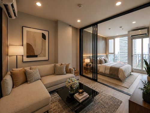 Culture Thonglor, city center location, 1 bedroom, special price, room 30 sq m.