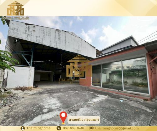 Warehouse with office for rent, 400 sq m, Bangkok, Lat Phrao, Nakniwat (TW8-12926)