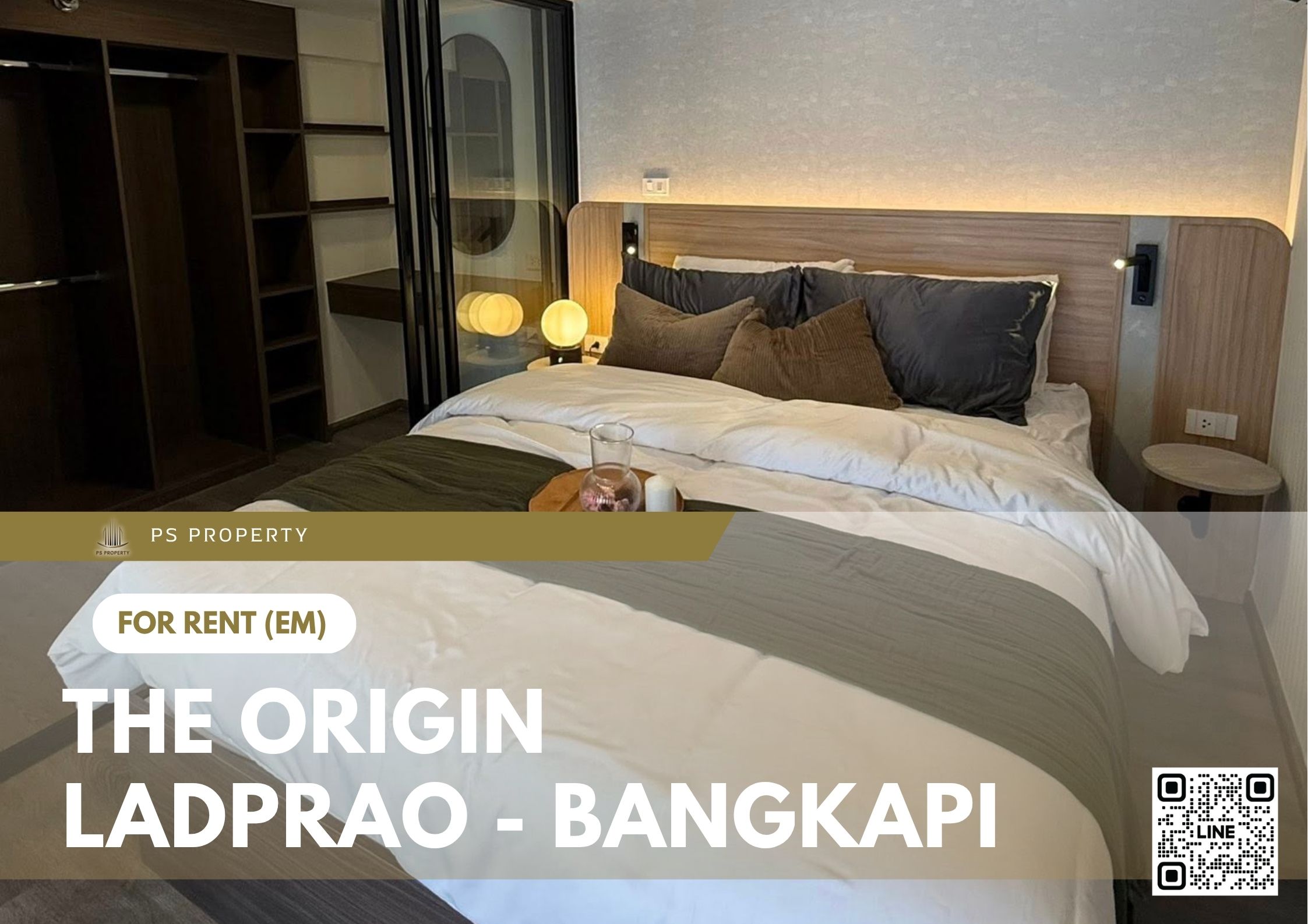 ให้เช่า ✨ THE ORIGIN LADPRAO - BANGKAPI ✨ เฟอร์นิเจอร์ และ เครื่องใช้ไฟฟ้าครบ ใกล้รถไฟฟ้าเพียง 3 นาที