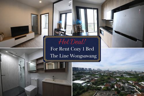 ✨Hot Deal!! For Rent Cozy 1 Bed The Line Wongsawang✨
