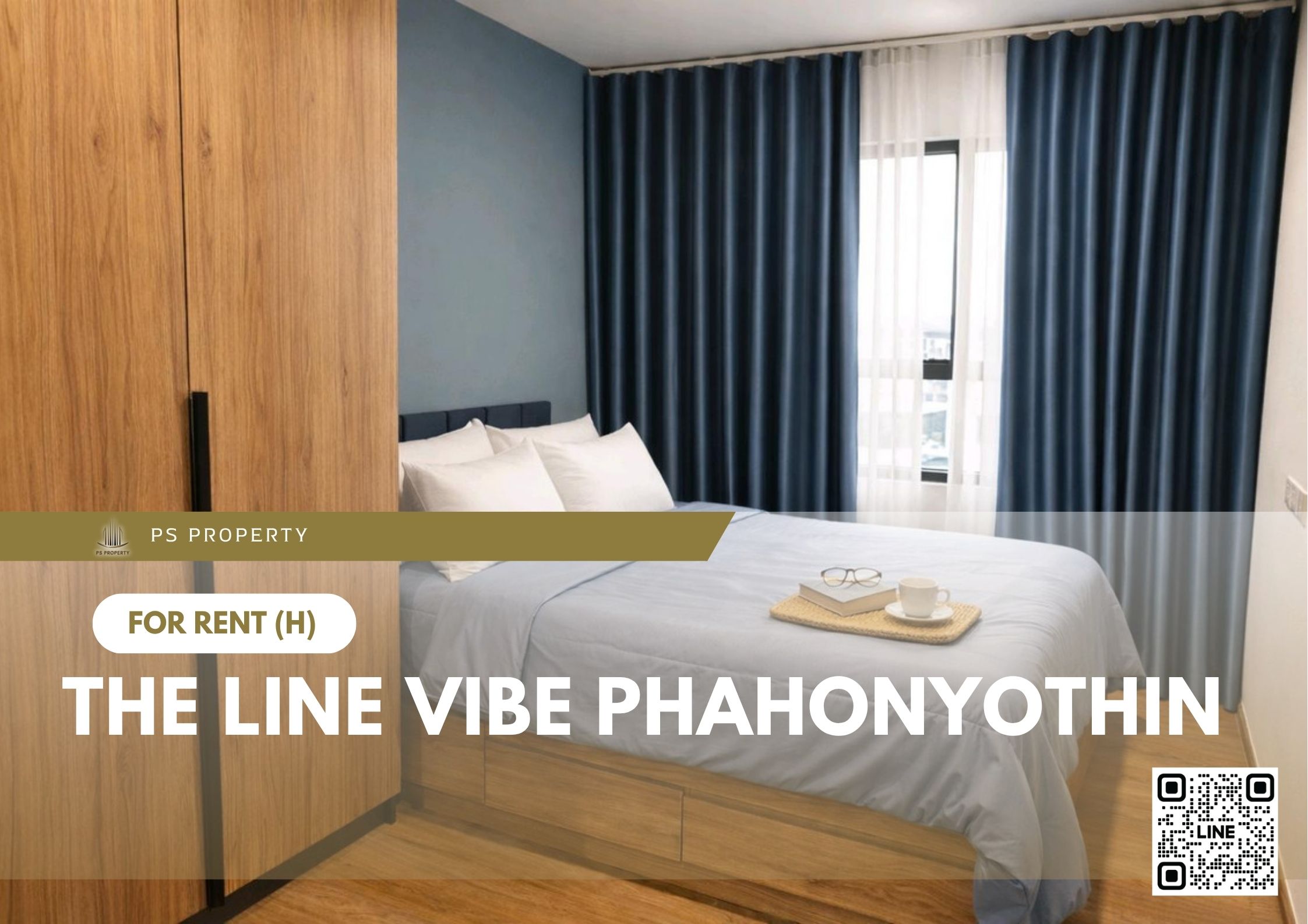ให้เช่า ✨ THE LINE VIBE Phahonyothin ✨ เฟอร์นิเจอร์ และ เครื่องใช้ไฟฟ้าครบ ใกล้ BTS ห้าแยกลาดพร้าว