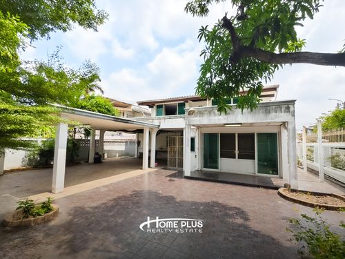 2-storey detached house, corner house, Baan Prueksachat, Ramkhamhaeng 118, Intersection 60, Saphan Sung.