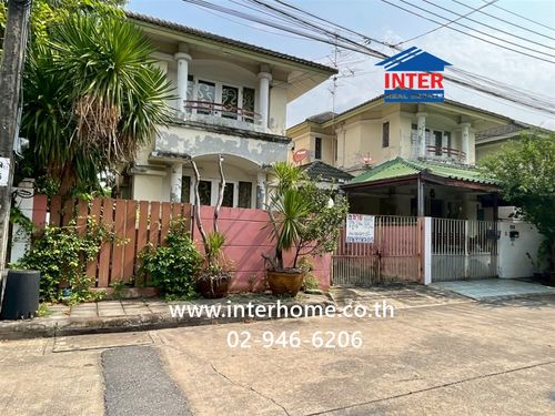 2-story detached house, 35 sq m, Sunrise Green Village. Soi Nawamin 143, Nawamin Road, Ramintra Road, Bueng Kum District, Bangkok