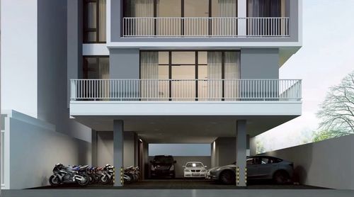 For rent Super Prime Home Office,Luxury ResidenceBrand new building 5-storey in Rama9 ,Central Rama 9,MRT Rama9