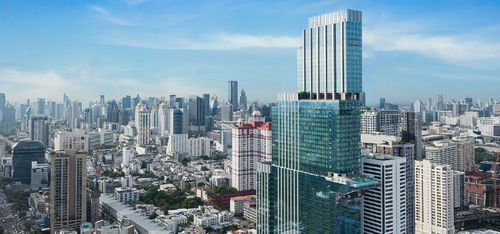Office for rent, Phayathai (Office For Rent), The Unicorn Phayathai Office Building, office space size 115 - 1,800 square meters, price 900 baht/sq m, near BTS Phayathai, Airport Link Phayathai, Ratchathewi, Siam  