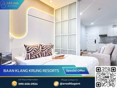 🔥Really beautiful room, not fake, ready to make an appointment to see  Baan Klang Krung Resort