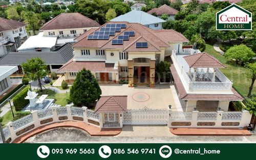 Single house 367 square wah, Laddarom Rattanathibet, edge plot, largest house in the project.