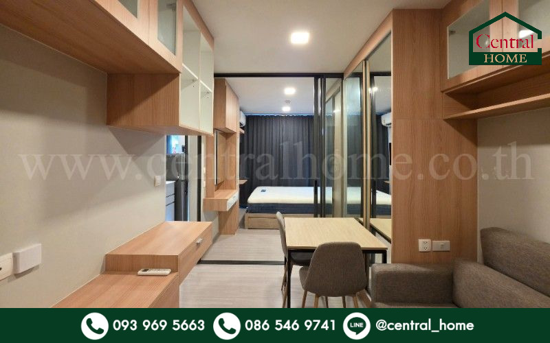 Condo 26.25 square meters, The Privacy S 101, new room, fully furnished, ready to move in. Cheapest price