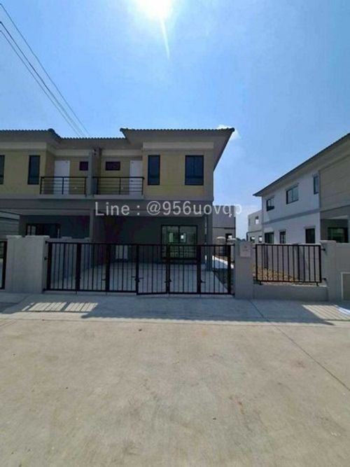Svs335 ให้เช่าบ้านเปล่าไม่มีเฟอร์ บ้านแฝด เดอะ แพลนท์ ศรีนครินทร์-เทพารักษ์ Line: @956uovqp