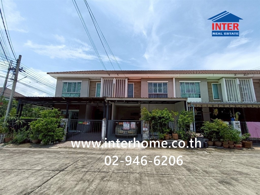 ทาวน์เฮ้าส์ 2 ชั้น 18.7 ตร.ว. หมู่บ้านพฤกษาวิลล์55 /1 ซอยสุเหร่าคลองหนึ่ง ซอย13 ถนนพระยาสุเรนทร์ ถนนหทัยราษฏร์ เขตคลองสามวา กรุงเทพมหานคร