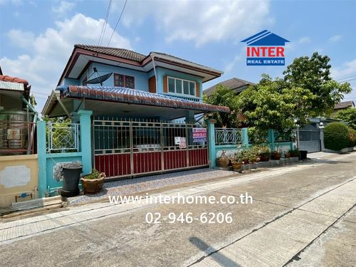บ้านเดี่ยว 2 ชั้น 56 ตร.ว. หมู่บ้านพนาสนธิ์ การ์เด้นโฮม4 ซอยนิมิตใหม่6/1 ถนนสุวินทวงศ์ ถนนนิมิตใหม่ เขตมีนบุรี กรุงเทพมหานคร