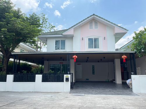 Single house for sale  Baan Suan Nawamin Soi Prasertmanukit 48 Tel.099-998-3897