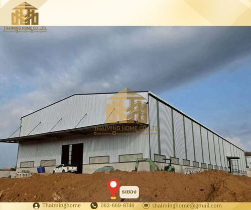 ให้เช่าโกดัง/โรงงาน พื้นที่ส่ม่วง 2880ตรม นิคมพัฒนา ระยอง