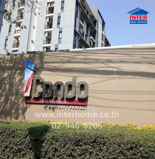 Condominium 47 sq m. I Condo Sukapiban 2 between Soi Seri Thai 43-45, Seri Thai Road, Bueng Kum District, Bangkok.