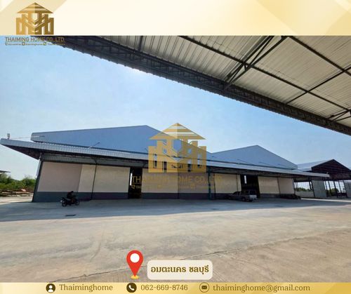 โรงงาน/โกดัง ให้เช่า 3,000ตรม อมตะนคร พานทอง ชลบุรี ผังสีเหลืองอ่อน (TW8-17626)