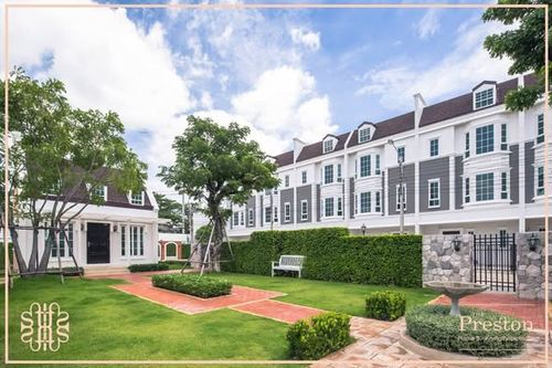 ✅ขายถูกสุดในโครงการ✅  เดอะ เพรสตัน ทาวน์โฮม The Preston Townhome  MRT สายสีส้ม (ลำสาลี) • MRT สายสีเหลือง (ศรีกรีฑา)
