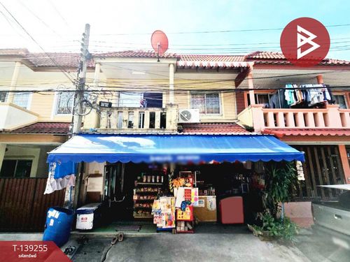 Townhouse for sale Wiset Suk Nakhon Village, Pracha Uthit 79, Bangkok Ready for shop business