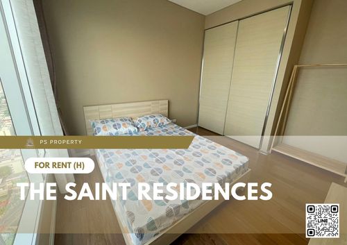 For Rent ✨ The Saint Residences ✨ Fully furnished with appliances, near BTS Ha Yaek Ladprao.
