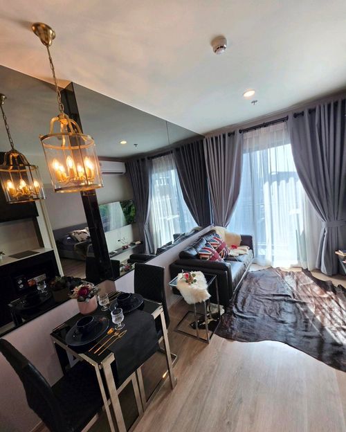 🔥For Rent Now🔥 NUE District R9, 26th floor, unobstructed city view, 26 sq.m., Modern Luxury interior, next to Central Rama 9.