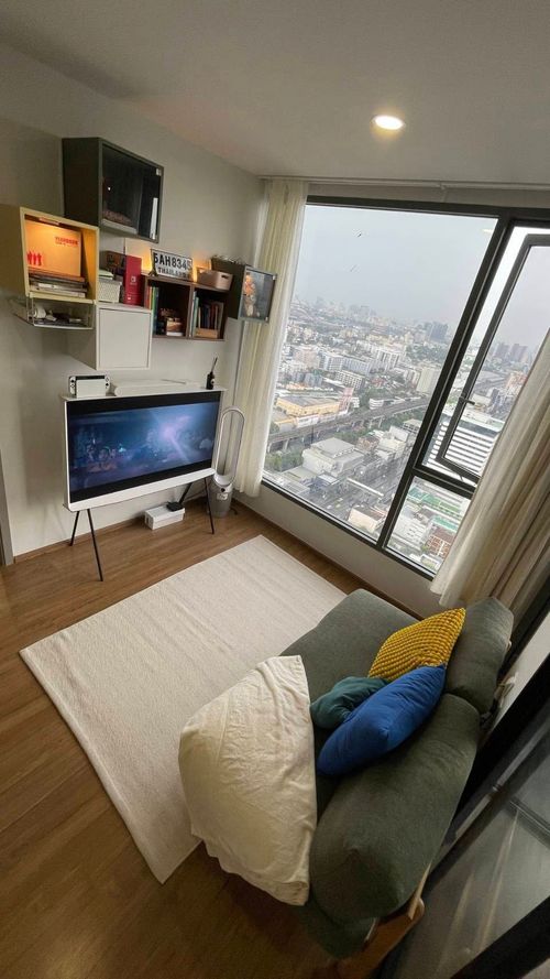 🔥ให้เช่าด่วน🔥 Cloud Thonglor Phetchaburi ห้องมุมวิวเมือง ชั้นสูง อยู่สั้นได้ Fully Furnished