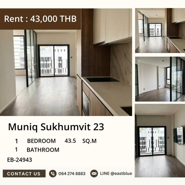 17/07/2026, 🔥 Trending! Luxury condo Muniq Sukhumvit 23 prime location

📍 Only 43,000 Baht/month near BTS Asoke with complete services! 0642748883