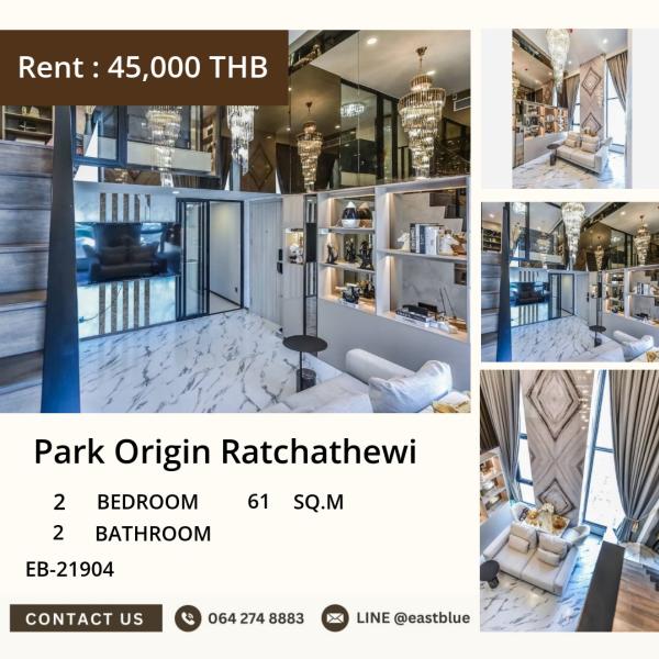 17/07/2026, 🔥 Park Origin Ratchathewi in the heart of Siam for only 45,000/month!

🌟 2-bedroom with divine view, near BTS Ratchathewi, start a new life now 0642748883