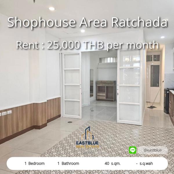 11/08/2026, 🏠 เช่า อาคารพาณิชย์ 1 ห้องนอน ที่จอดรถ 1 คัน 1 ชั้น 25,000 บาท/เดือน 0642748883