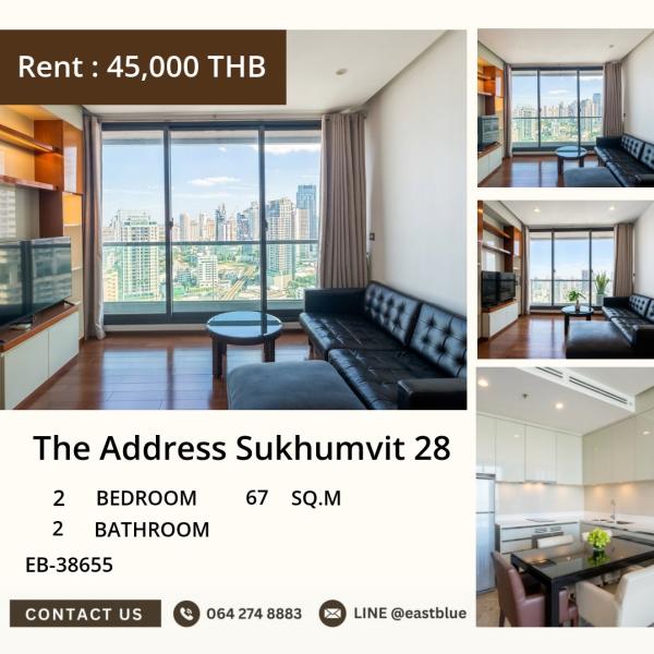 🏡 Beautiful room, easy to walk! The Address Sukhumvit 28

🔥 2 bedrooms, great view, only 45,000 per day, near BTS Phrom Phong 0642748883