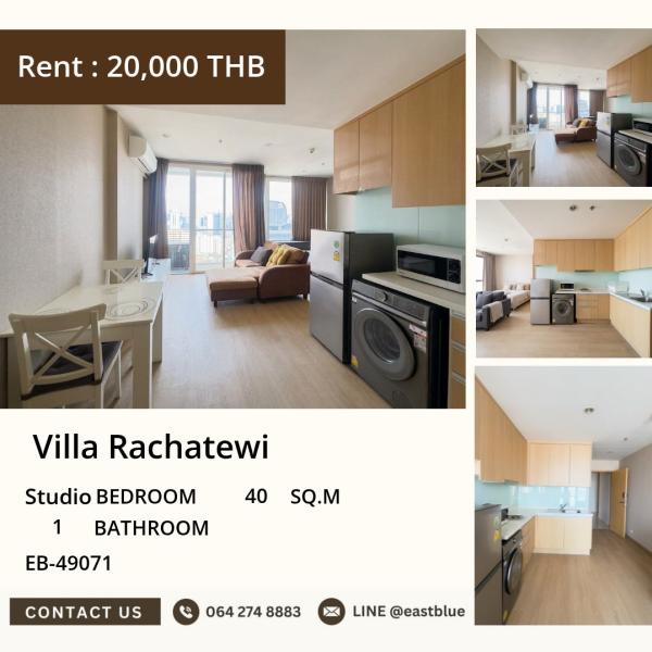 🏙️ Central city Studio fully furnished! Special price only 20,000 Baht/month 0642748883