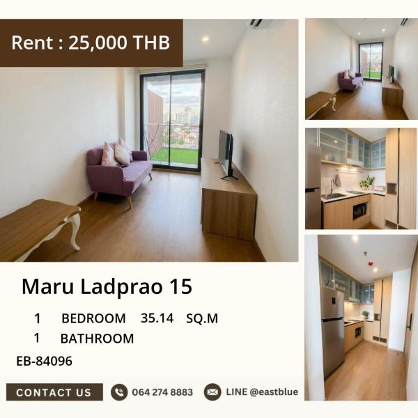 🔥 Urgent discount! 1st-hand condo in the heart of Ladprao for only 25,000/ด. 0642748883