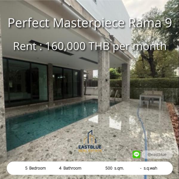 Luxurious 5-Bed Villa in Rama 9: Spacious 500sqm Sanctuary on Premium Land
Prestigious Perfect Masterpiece: Executive Family Haven with Private Gardens - 160K Monthly