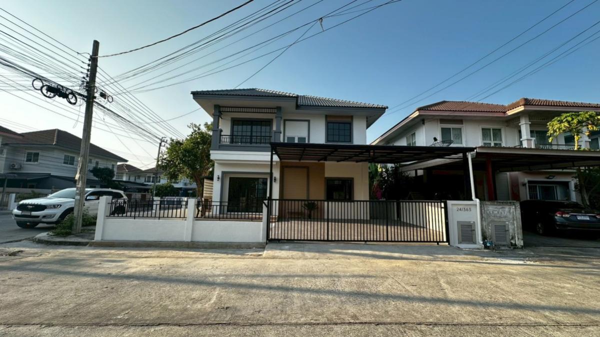 ขายบ้าน  นนทวีวิลล์ 5 ห้องมุม รีโนเวทใหม่ หนองจอก เขต หนองจอก กรุงเทพ CX-152653