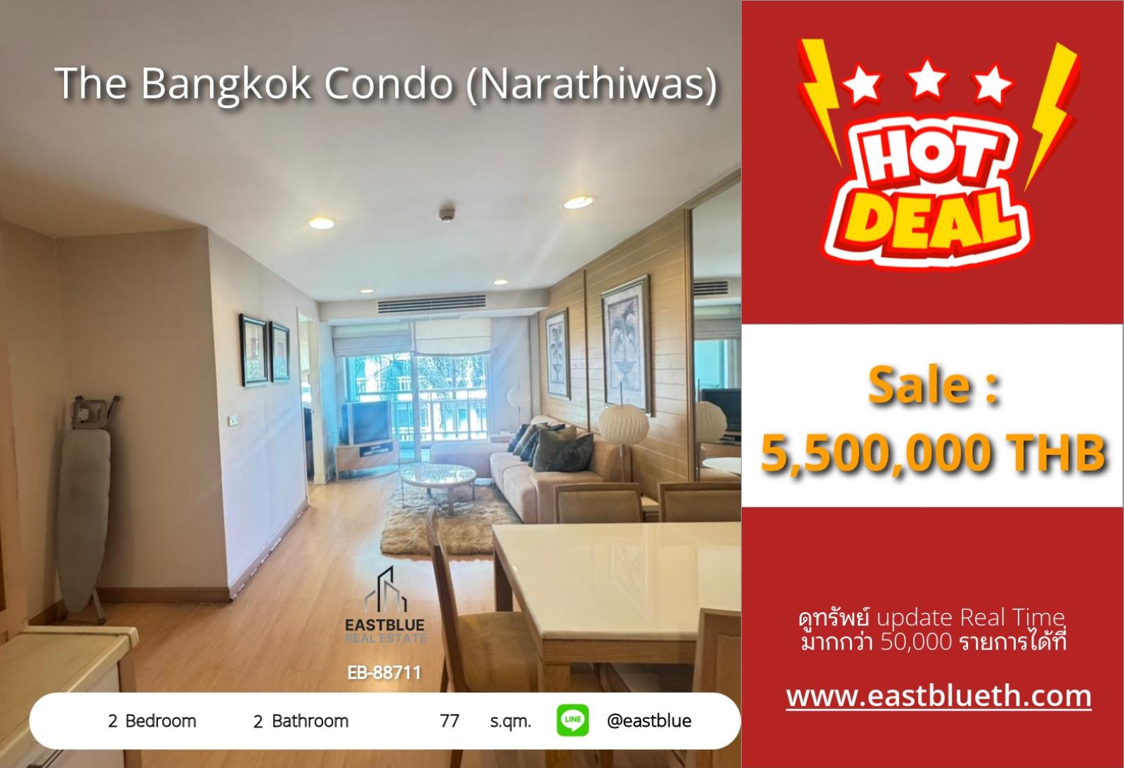 17/07/2026, 🏡 For sale: The Bangkok Condo, a luxurious 2-bedroom unit near BTS Chong Nonsi
🔥 Only 5.5 million! Area 77 sq.m. Complete facilities available 0642748883 17/07/2026, 🏡 For sale: The Bangkok Condo, a luxurious 2-bedroom unit near BTS Chong Nonsi
🔥 Only 5.5 million! Area 77 sq.m. Complete facilities available 0642748883