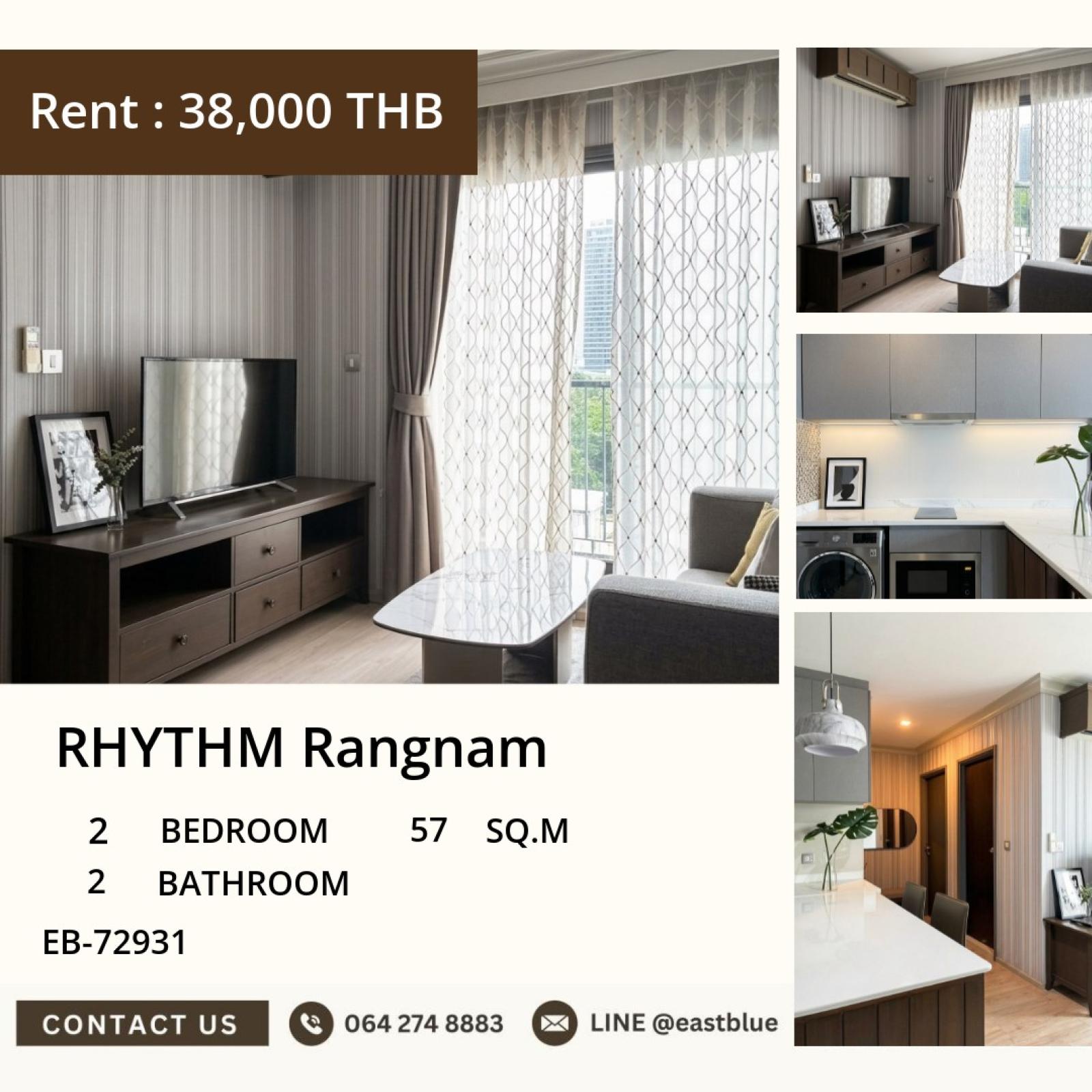 17/07/2026, ✨🏡 ด่วน! คอนโดหรู RHYTHM Rangnam 2 นอน ใกล้ BTS วิคตอรี่ฯ เพียง 38,000/ด.

เริ่ม 38k! ทำเลเพชร ครบ จบ ในแชะเดียว 0642748883