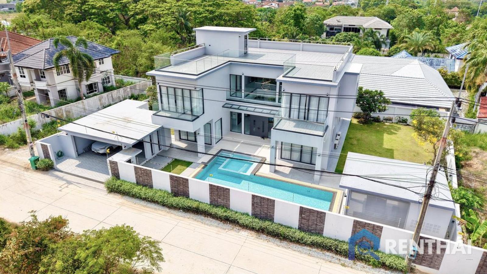 Luxury pool villa for sale near Mabprachan Lake, Luxury pool villa for sale near Mabprachan Lake,