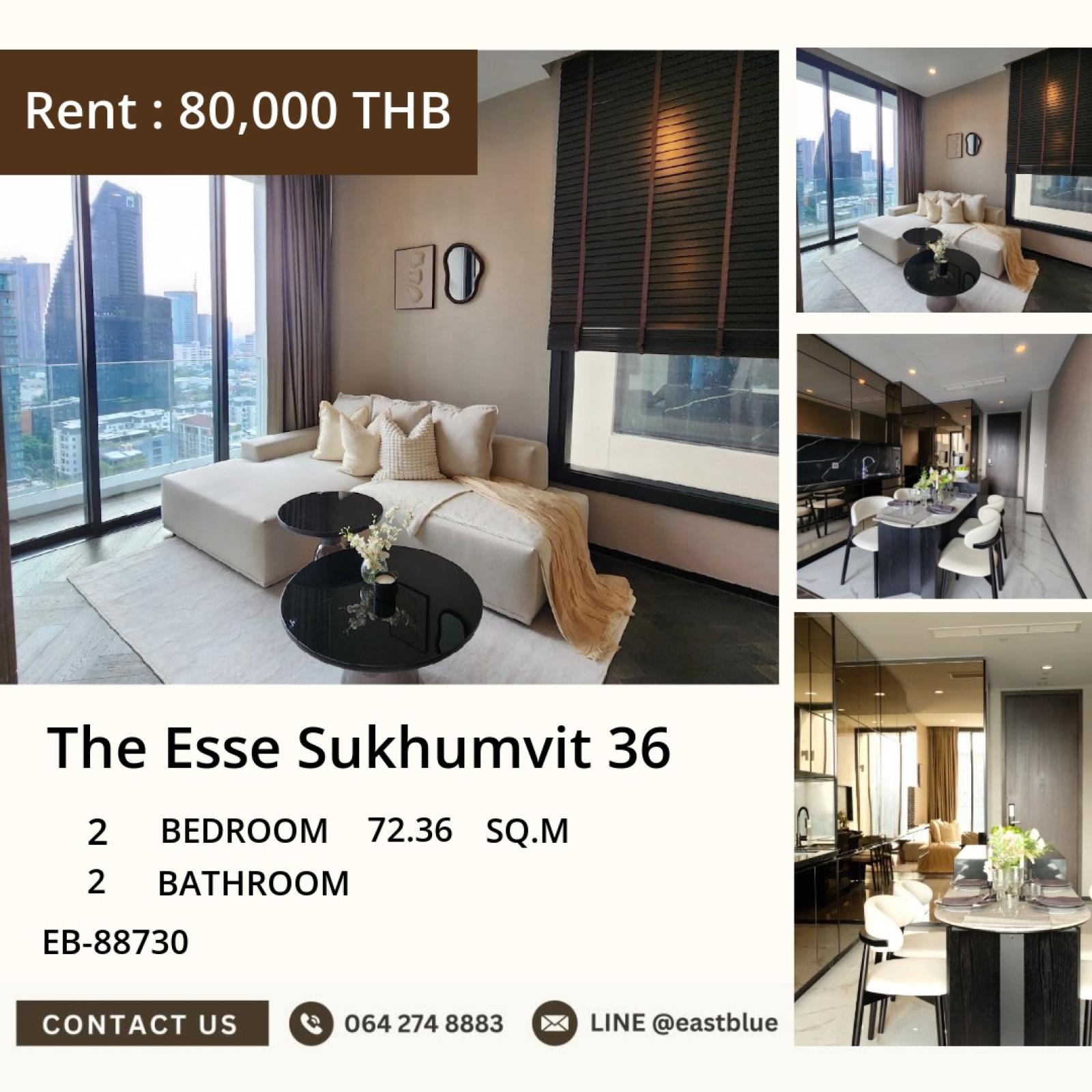 10/09/2026, 🏡 ทำเลทอง! เอสเซ่ สุขุมวิท 36 กับห้องสุดหรู 2 นอน 72 ตรม.
📍 เพียง 80,000/ด. ใกล้ BTS ทองหล่อ ส่วนกลางครบ จบที่นี่เลย! 0642748883 10/09/2026, 🏡 ทำเลทอง! เอสเซ่ สุขุมวิท 36 กับห้องสุดหรู 2 นอน 72 ตรม.
📍 เพียง 80,000/ด. ใกล้ BTS ทองหล่อ ส่วนกลางครบ จบที่นี่เลย! 0642748883