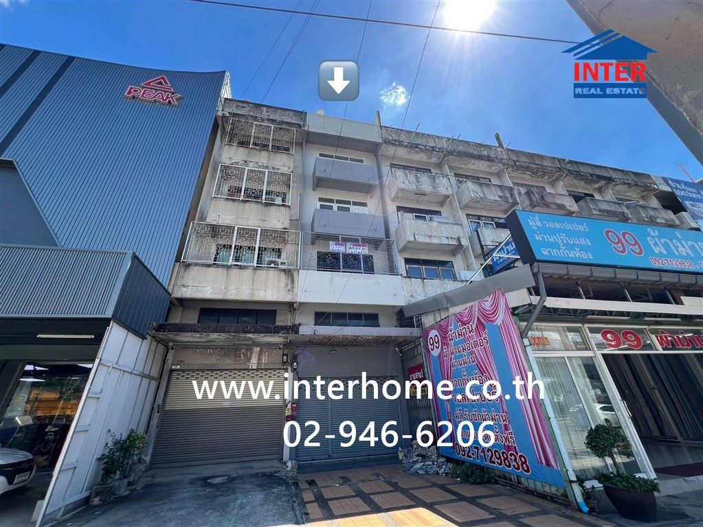 Commercial building, 4.5 floors, 25 sq m. Commercial building, opposite Fashion Island department store. Next to Ramintra Road, Soi 88, Ramintra Road, Outer Ring Road, Bang Kapi District, Bangkok – รูปที่ 3