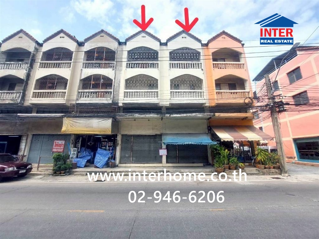 Commercial building, 3 floors, 55.4 sq m. Commercial building near Imperial Samrong Department Store. Soi Dan Samrong 33, Sukhumvit Road, Srinakarin Road Mueang Samut Prakan, Samut Prakan – รูปที่ 2
