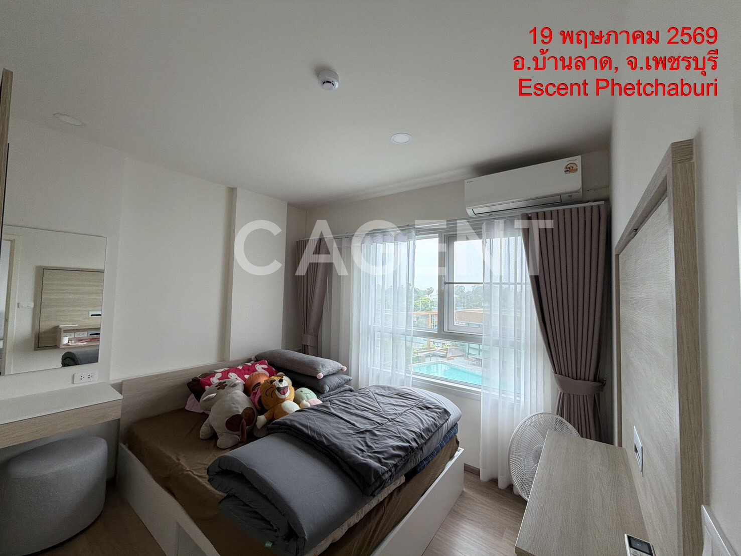 Condo for rent "Escent Phetchaburi" next to Robinson Phetchaburi. – รูปที่ 3