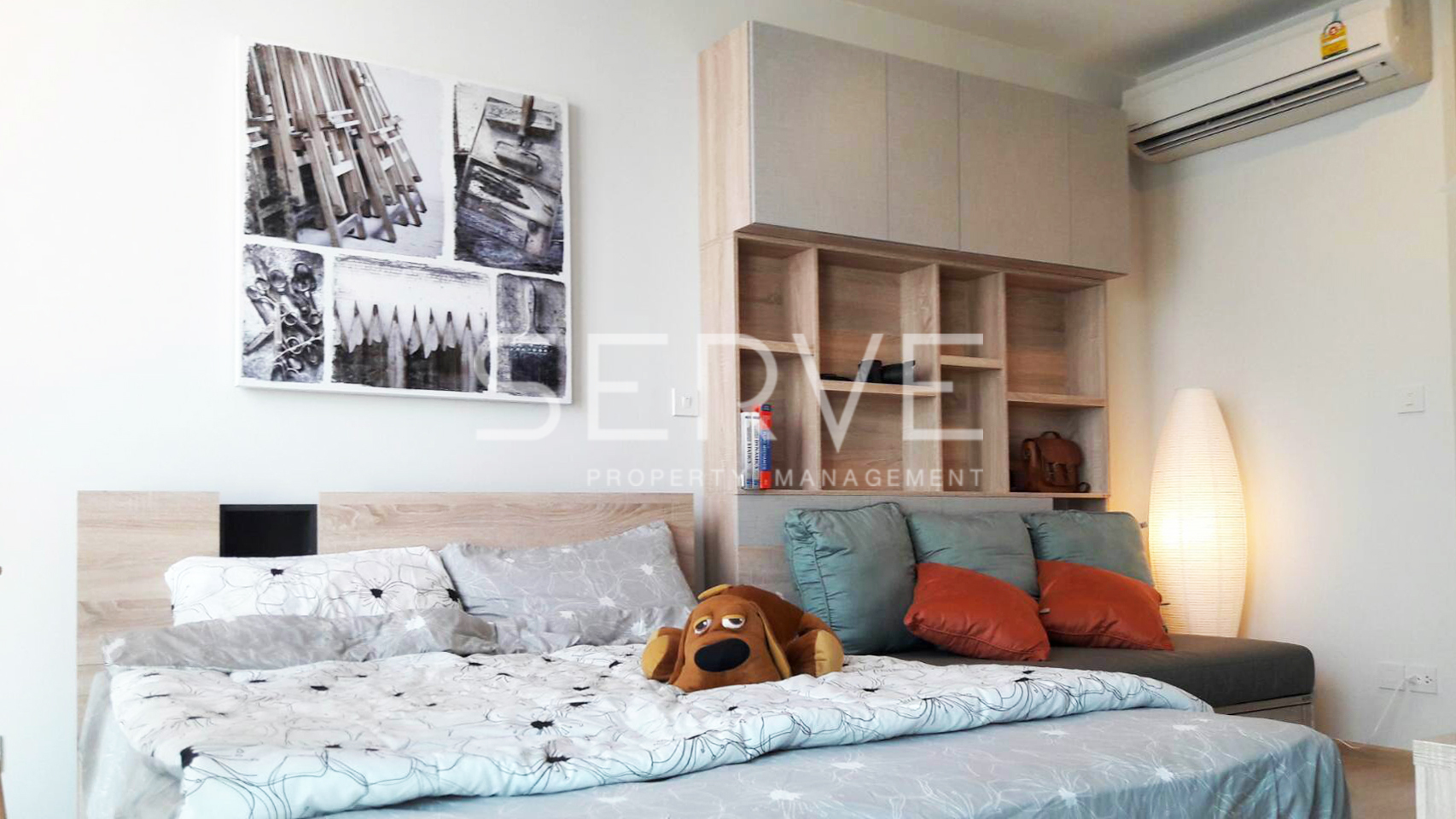 Studio Large Room City View  Fully furnished Good Location Close To MRT Thailand Cultural Centre Station @ Noble Revolve Ratchada – รูปที่ 2