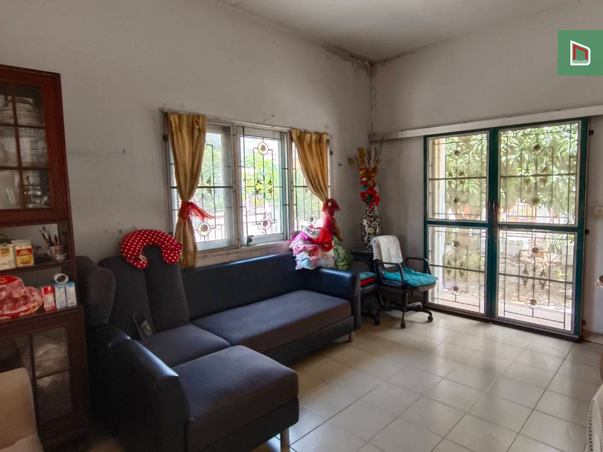 Single house, Pruksa Village 2, Rangsit-Ongkharak, 50.6 sq m, 3 bedrooms, 3 bathrooms, behind the corner of the main road. South receives good wind all year, good location near Rajamangala University of Technology Thanyaburi and Lotuss Khlong 7, convenien – รูปที่ 4