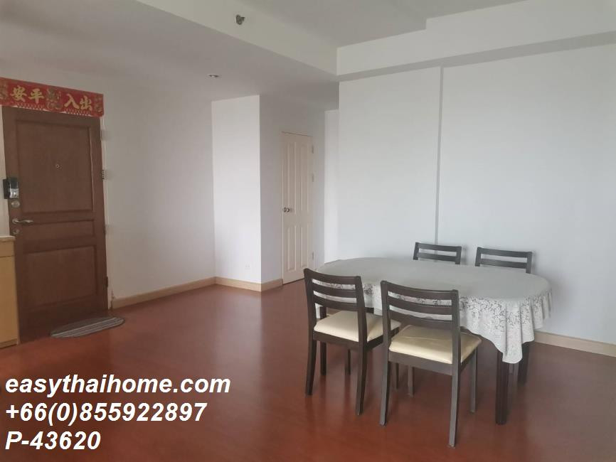 P-43620 For Rent Supalai River Place | 2 Bedrooms 2 Bathrooms | 105 sq.m. | 17th Floor | River View | Fully Equipped | Washing Machine | 36,000 THB/month📞 Line ID: @easythaihome | 085-592-2897  – รูปที่ 4