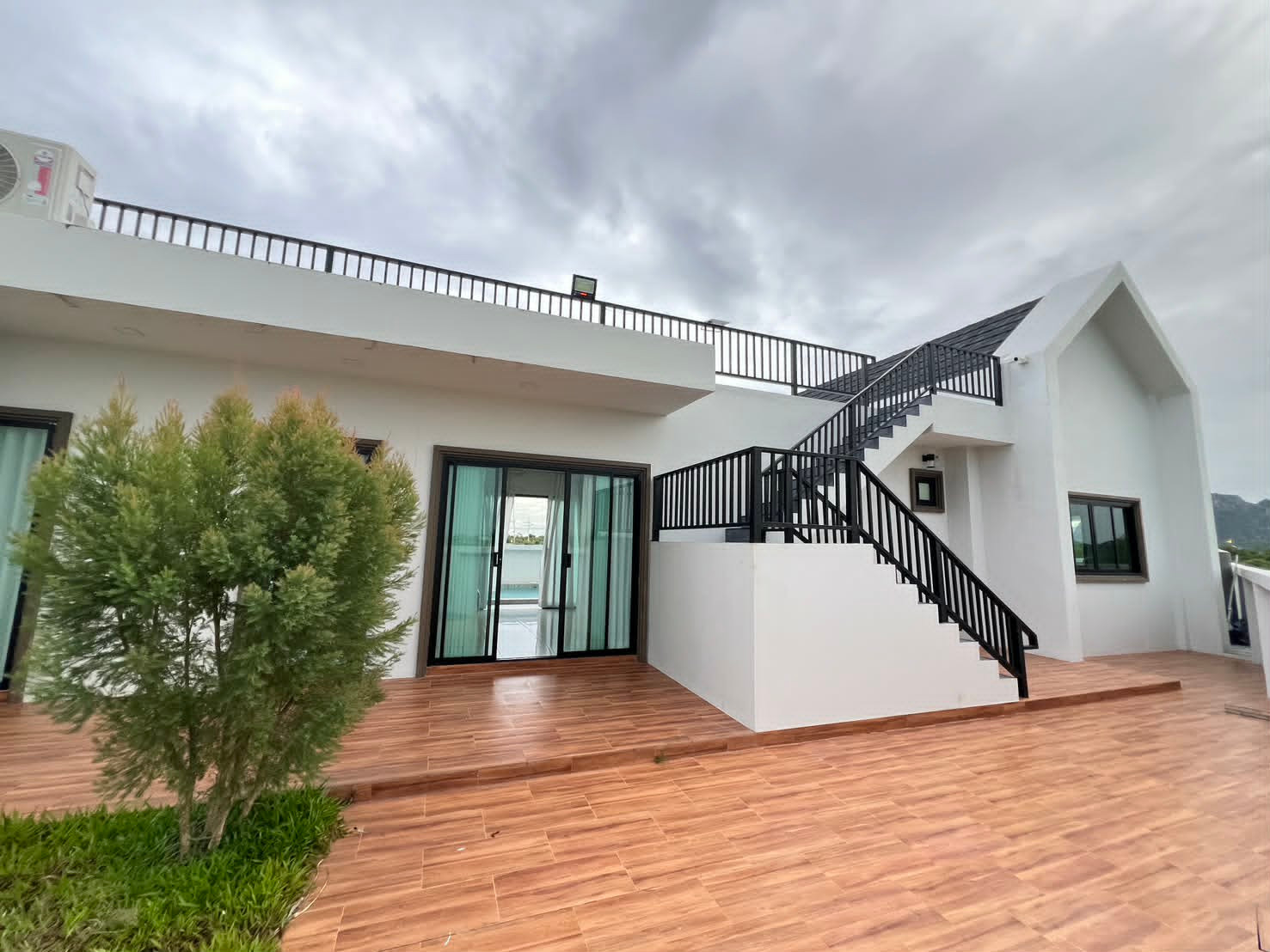 Pool Villa for sale, Cha-am, Phetchaburi Province (with roof terrace, view and party), private location, area 126 sq m, 377 sq m, 3 bedrooms, 4 bathrooms, ready to move in. – รูปที่ 2