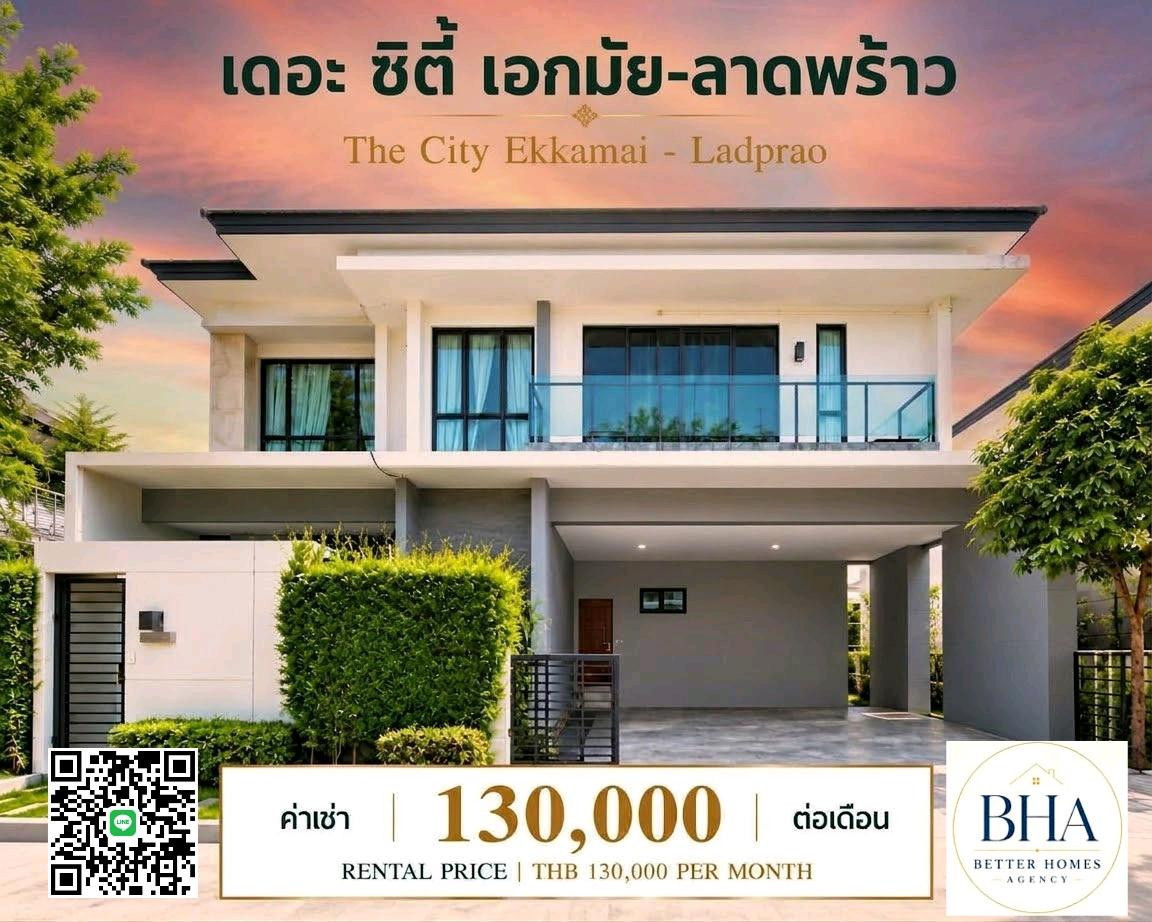 🎖บ้านเช่า🎖𝐋𝐔𝐗𝐔𝐑𝐘 𝐇𝐎𝐔𝐒𝐄 𝐅𝐎𝐑 𝐑𝐄𝐍𝐓 (ลาดพร้าว กรุงเทพ) House for Rent ให้เช่า บ้านเดี่ยว พร้อมเฟอร์ฯ พร้อมอยู่ แบบ 4 ห้องนอน 4 ห้องน้ำ