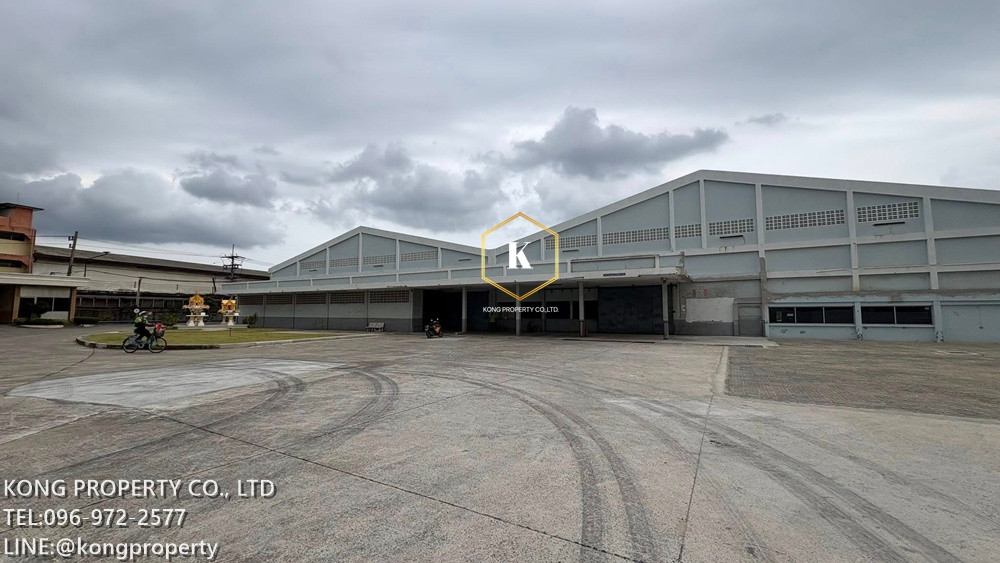 Warehouse for rent, Phutthamonthon Sai 4, Om Noi, Krathum Baen, Samut Sakhon, area 20,000 sq m (shared rental) Warehouse for rent, Phutthamonthon Sai 4, Om Noi, Krathum Baen, Samut Sakhon, area 20,000 sq m (shared rental)