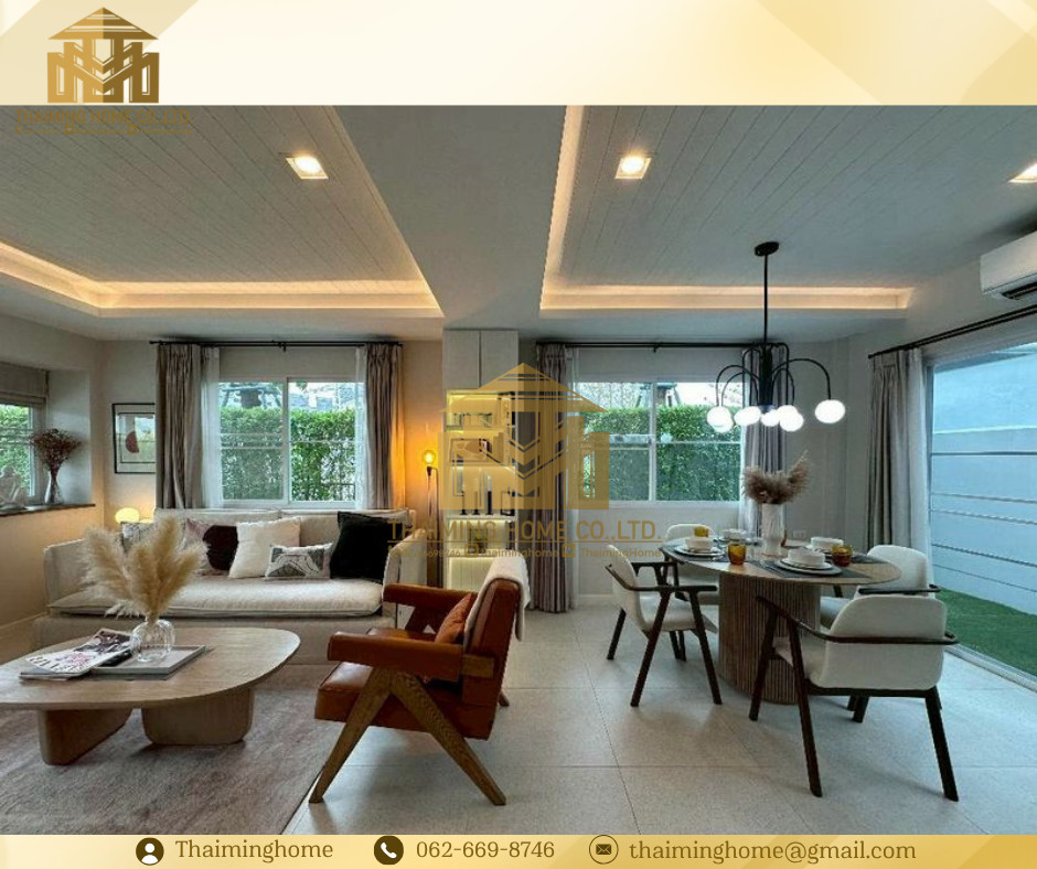 ให้เช่าบ้านตัวอย่าง Indy2 บางนา-รามคำแหง2 Town House หลังมุม 2ชั้นครึ่ง(TT8-2026) – รูปที่ 3