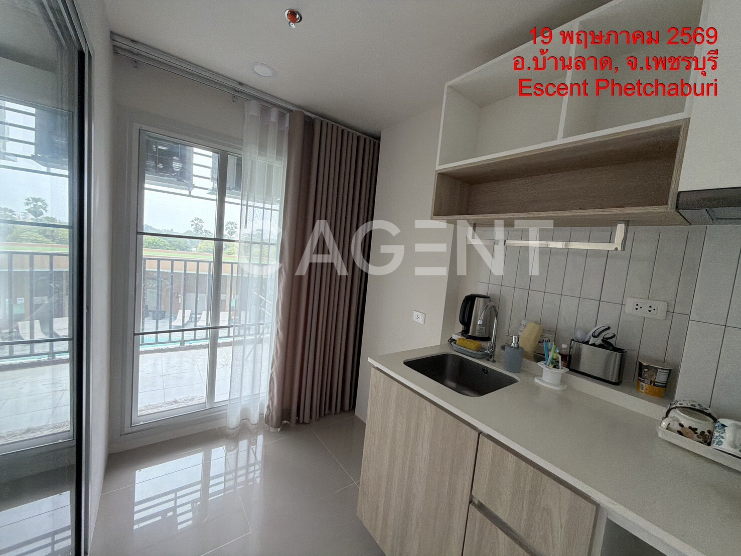 Condo for rent "Escent Phetchaburi" next to Robinson Phetchaburi. – รูปที่ 4