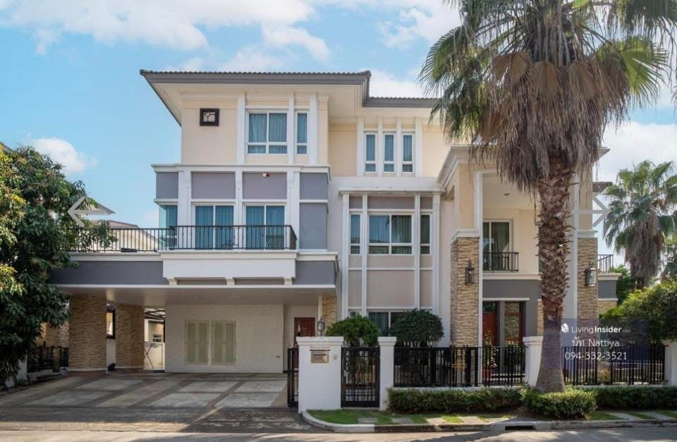 For sale/rent, 3-story luxury detached house, Grand Bangkok Boulevard, Sathorn-Kanlapaphruek. With private swimming pool