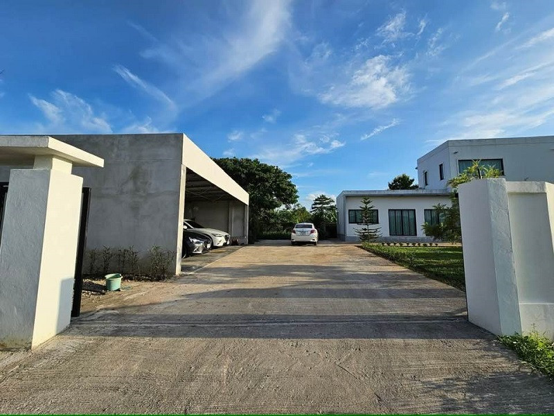 Modern style house for sale, size 138 sq m, rice field view, private corner plot. Not stuck, not crashing into anyones house, San Sai, Chiang Mai. – รูปที่ 2